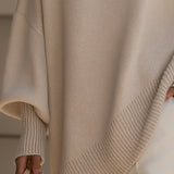 Rosemarie | Oversized Strickpullover mit Batwing-Ärmeln