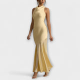 Lennon - Robe maxi élégante en satin