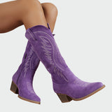 Elegante, bestickte Western-Stiefel