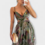 Robe Maxikleid Annai Mesh - Élégante et Près du Corps