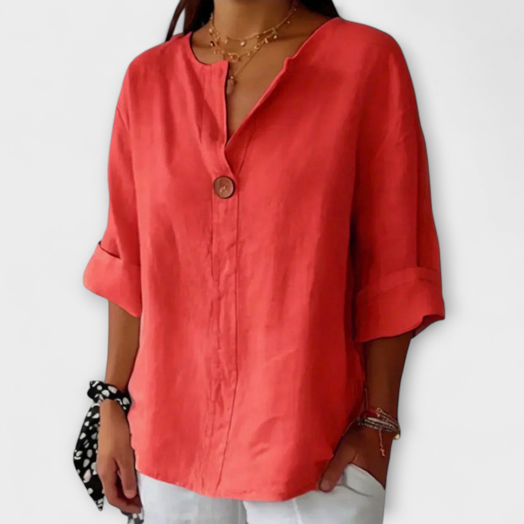 Nicole - Blouse élégante avec décolleté en V