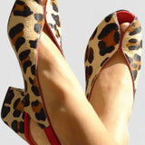 Louison - Sandalen mit Leopardenmuster
