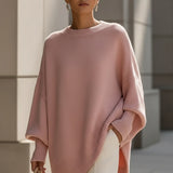 Rosa - Oversized Strickjacke