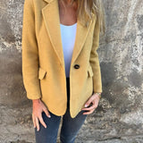 ROSIE | Lässige Jacke mit langen Ärmeln und Revers