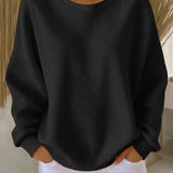 Rita | Weiches Waffelstrick-Sweatshirt