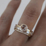Bague élégante avec insert