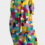 Ana - Robe fluide avec motif
