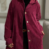 Cordia | Gemütliche Cordjacke mit Kapuze