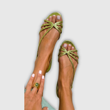 Ginevra | Goldene Sandalen Eleganz im Sommer