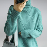Adelheid | Kabelstrick Rollkragen Pullover