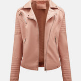 Elfi | Kurze Bikerjacke in Sonnengelb