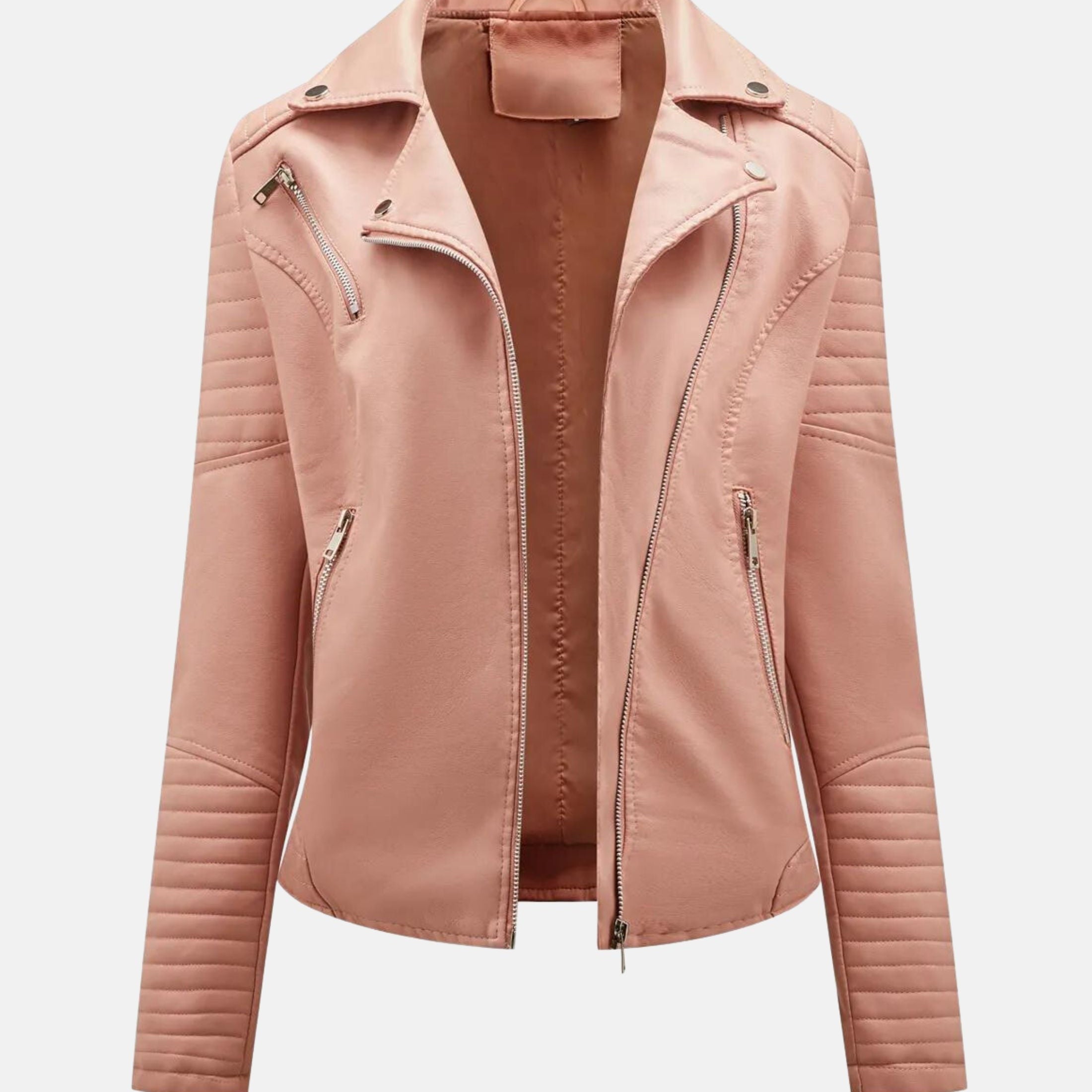 Elfi | Kurze Bikerjacke in Sonnengelb