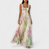 Penélope - Robe maxi en chiffon