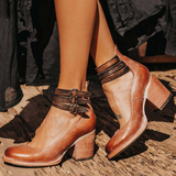 Ginevra - Hochhackige Schuhe mit mehreren Riemen und dicker Sohle