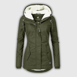 Martina | Winterparka mit Teddyfutter und Kapuze