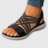 Sanrita | Leichte orthopädische Sandale mit elastischen Riemen