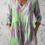 Oceane | Blouse Longue avec Décolleté en V