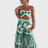 Zella - Ensemble de bagues à halter avec garniture en ric rac Cassie