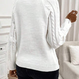 Francisca - Strickpullover mit Knöpfen