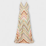 Remi - Robe maxi à motif chevrons coloré Missoni