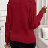 Francisca - Strickpullover mit Knöpfen