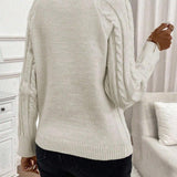 Francisca - Strickpullover mit Knöpfen