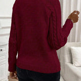 Francisca - Strickpullover mit Knöpfen