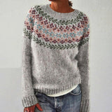 Ruth | Floraler Pullover mit Blumenpasse