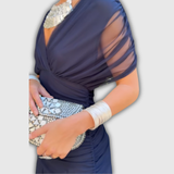 Florendra | Robe Longue Fleurie à Col V