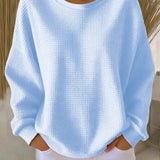 Rita | Weiches Waffelstrick-Sweatshirt