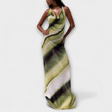 Robe Maxi Gradient Tie-Dye Classique