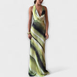 Robe Maxi Gradient Tie-Dye Classique