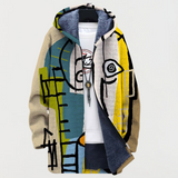 Andrea | Damen Kapuzenjacke mit abstraktem Muster