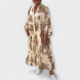 Nerina - Robe Maxi Florale Élégante