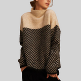 Friederike | Weicher Kabelstrick mit Muster Pullover