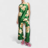 Clea - Ensemble Pantalon Sans Manches Sage
