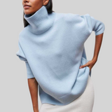 Gerda | Rollkragen-Kabelstrickpullover