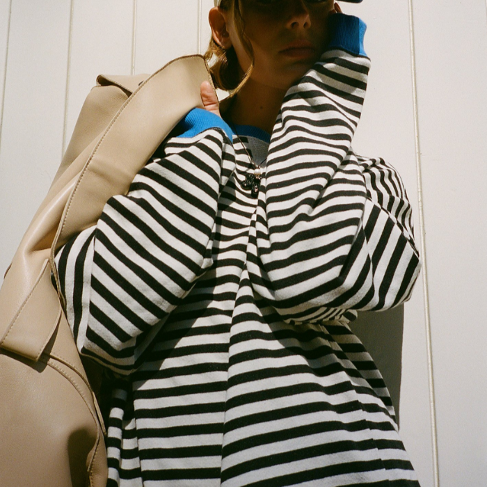 Heidi | Gestreifter Oversized Pullover