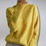 Adelheid | Kabelstrick Rollkragen Pullover