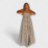 Robe Maxi Rüsch Charme Nocturne