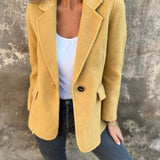 ROSIE | Lässige Jacke mit langen Ärmeln und Revers