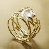 Bague Antique Fine avec Perle