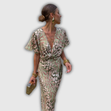 Clarandra | Robe Midi en Cuivre