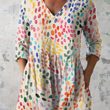 Pauline | Blouse Longue avec Décolleté en V