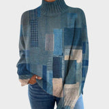Alexandra - Künstlerischer Strickpullover