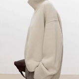 Anneliese | Rollkragen-Pullover aus Kabelstrick