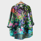 Magdalena - Blouse pour femmes faite main avec design floral