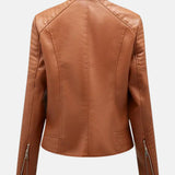Elfi | Kurze Bikerjacke in Sonnengelb