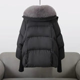 HANNAH | Luxuriöse Winterjacke mit Pelzkragen