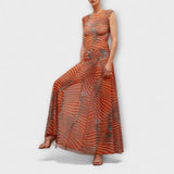 Phoenix - Body en maille ondulante scintillant